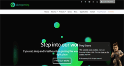 Desktop Screenshot of microgaming.co.uk